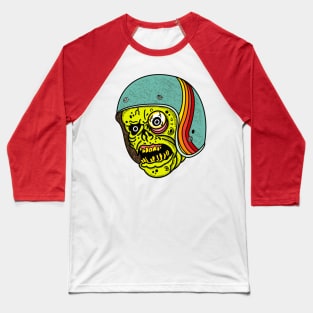 Zombie Biker Baseball T-Shirt